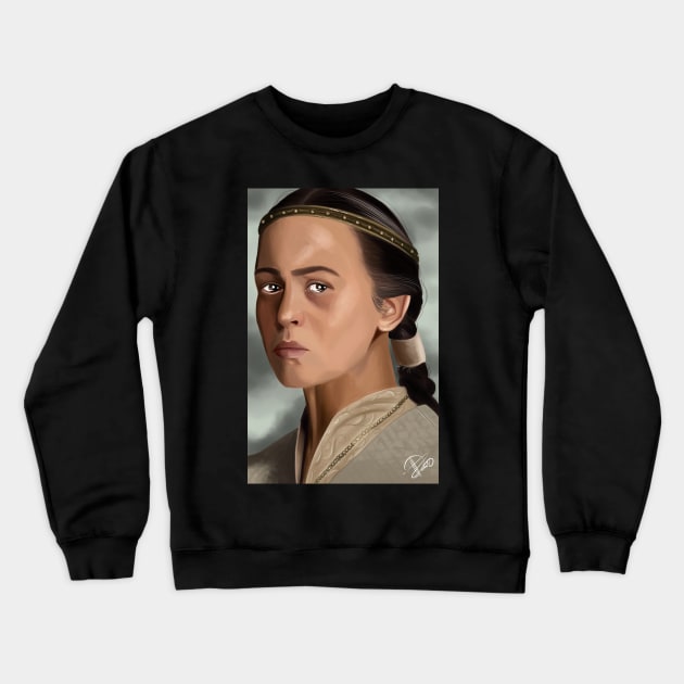 The Last Kingdom Lady Aelswith Crewneck Sweatshirt by OCDVampire